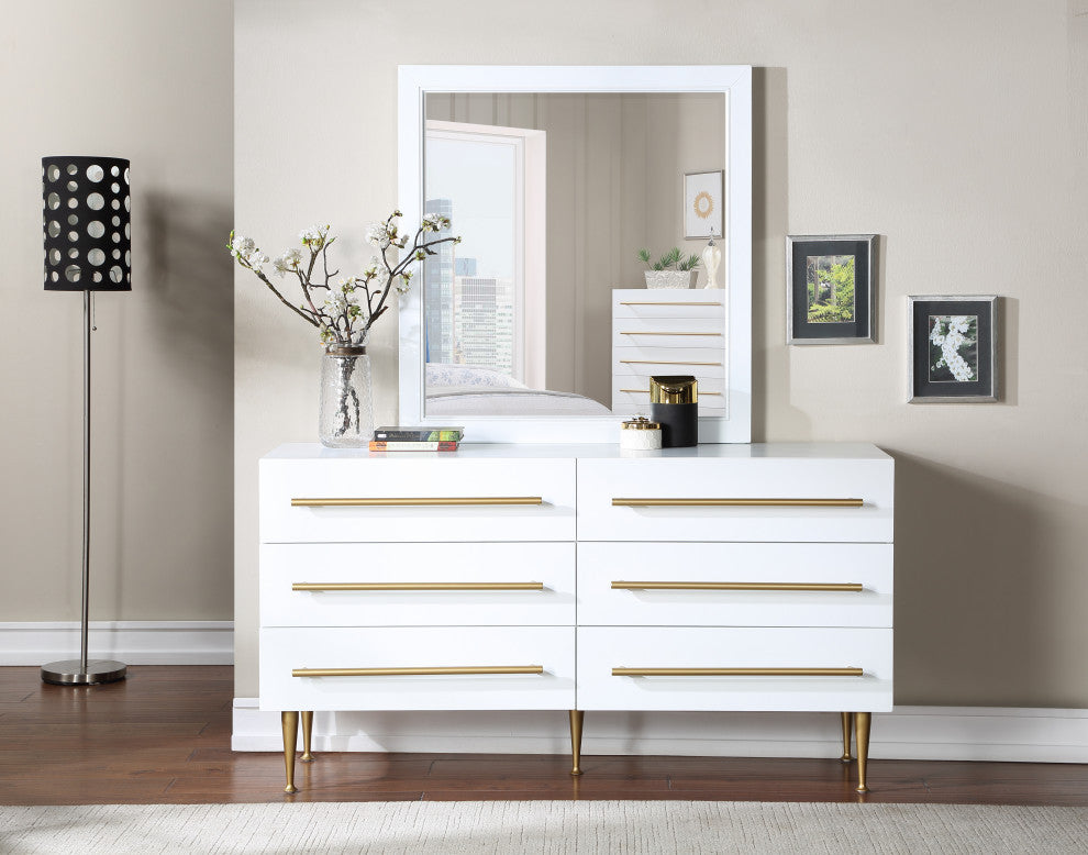Marisol Dresser, Rich White Finish