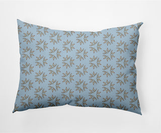 Chickens-go-round Easter Decorative Lumbar Pillow, After Rain Blue, 14x20"