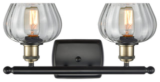 Innovations Lighting 516-2W Fenton Fenton 2 Light 16"W Bathroom - Brushed Satin