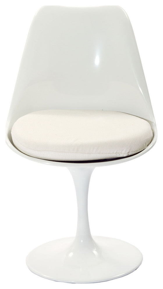 Modway Modway Lippa Dining Fabric Side Chair, White