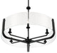 Transitional Chandelier, Black