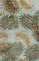 HomeRoots 5' x 8' Wool Aqua Area Rug
