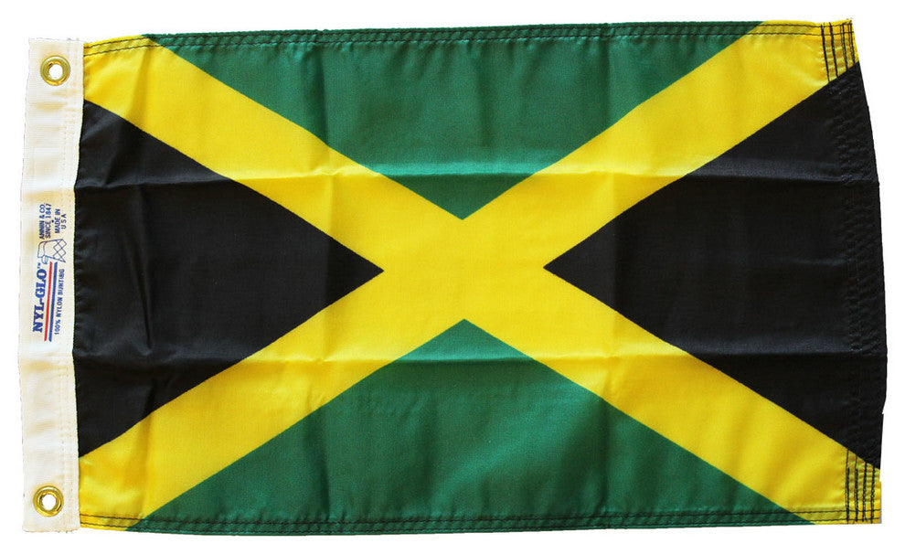 Jamaica, 12"x18" Nylon Flag