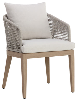 Capri Dining Armchair, Drift Brown, Palazzo Cream