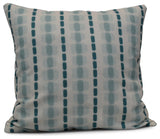 Watercolor Stripe, Stripe Print Pillow, Teal, 26"x26"