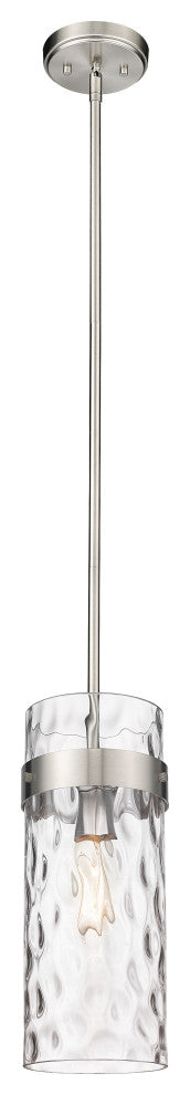 Zlite 3035P6-BN 1-Light Pendant, Clear