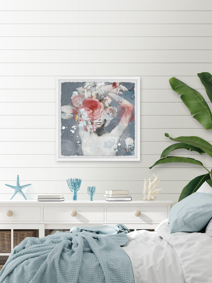"She Who Dares" Framed Painting Print, 18x18