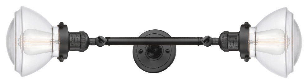 INNOVATIONS 208L-OB-G322 2-Light Bath Vanity Light Oil Rubbed Bronze