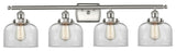 INNOVATIONS LIGHTING 916-4W-SN-G72 Large Bell 3 Light Bath Vanity Light