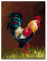 'Rooster' Canvas Art by Rio