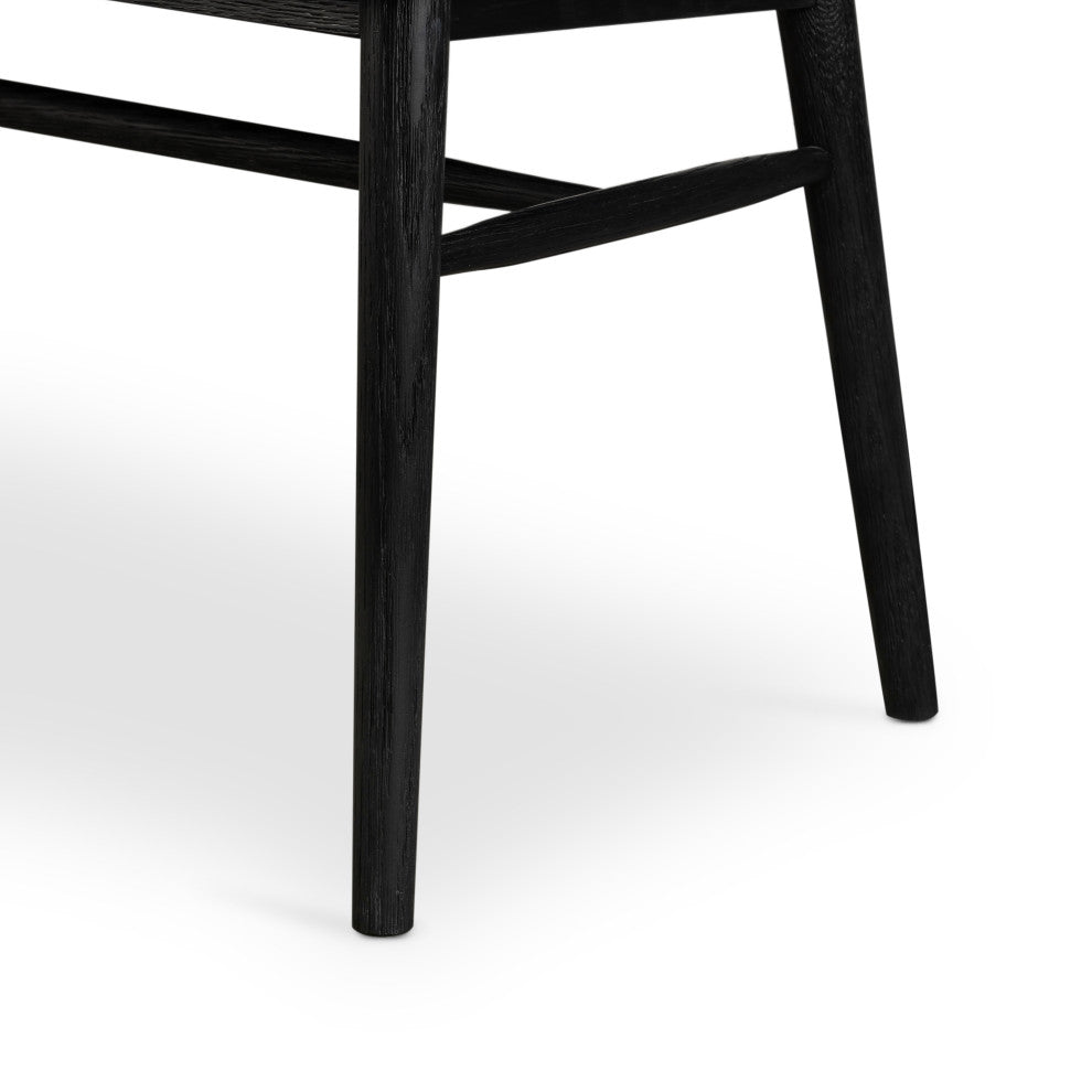 Aspen Large Bench-Black Oak