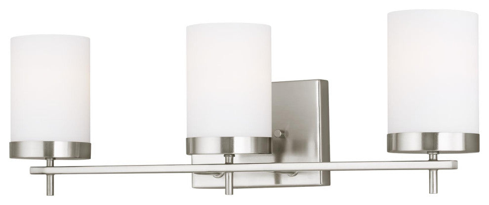 Zire 3-Light Bath, Brushed Nickel