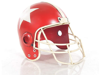 Football Helmet Iron Vintage Model