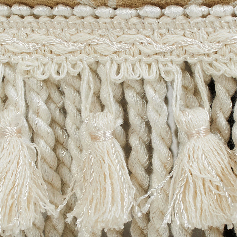 Fiona Accent Footstool Ottoman, Champagne Beige Floral Jacquard