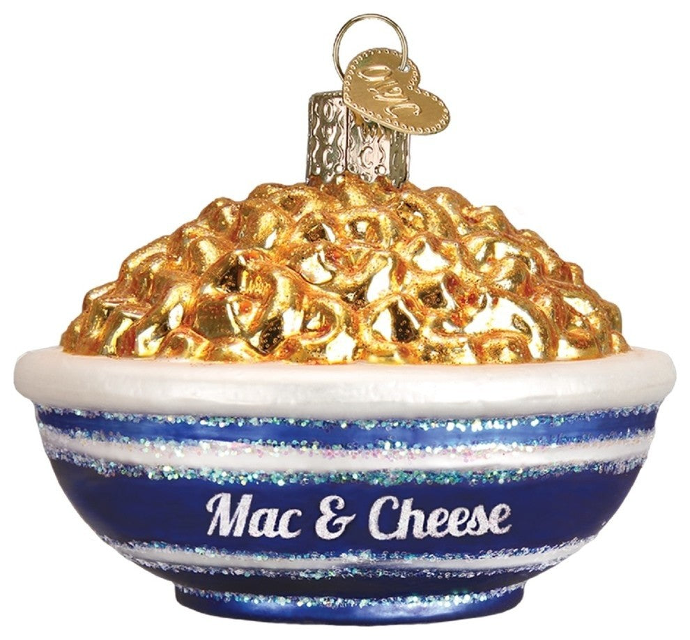 Old World Christmas Bowl Of Mac And Cheese Glass Culinary Masterpiece 32258