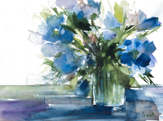 "Blue Haven I Canvas Art"