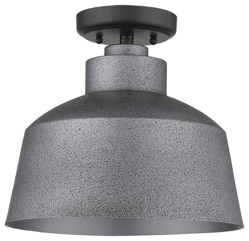 Barnes 1-Light Gray Convertible Pendant