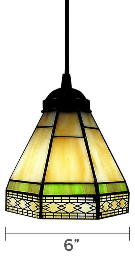 Green tiffany pendant light Art glass pendant mini pendant lights