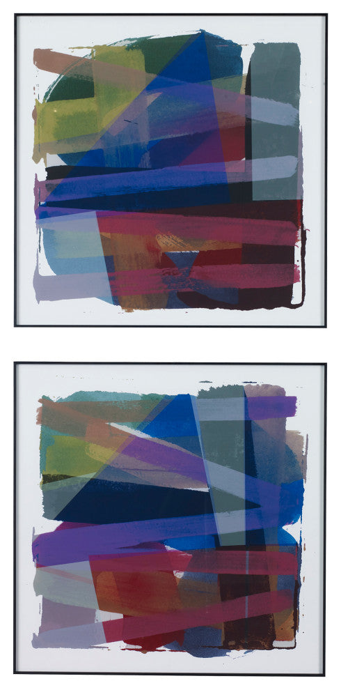 Uttermost 41449 Vivacious Abstract Framed Prints, Set of 2