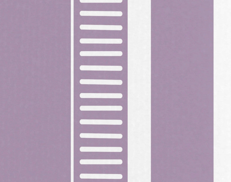 18"x30" Dashing Stripe Stripe Print Kitchen Towel, Purple