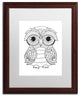 Hello Angel 'Trevor' Art, Wood Frame, White Mat, 20x16