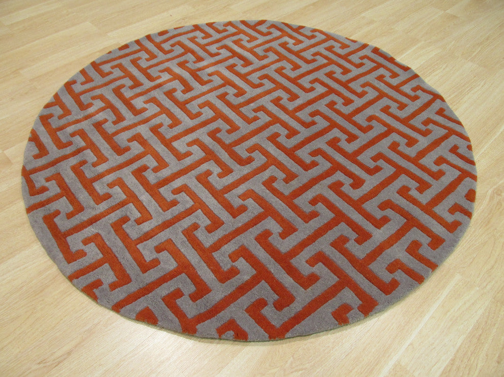 Gray Contemporary Geometric Harrison Area Rug