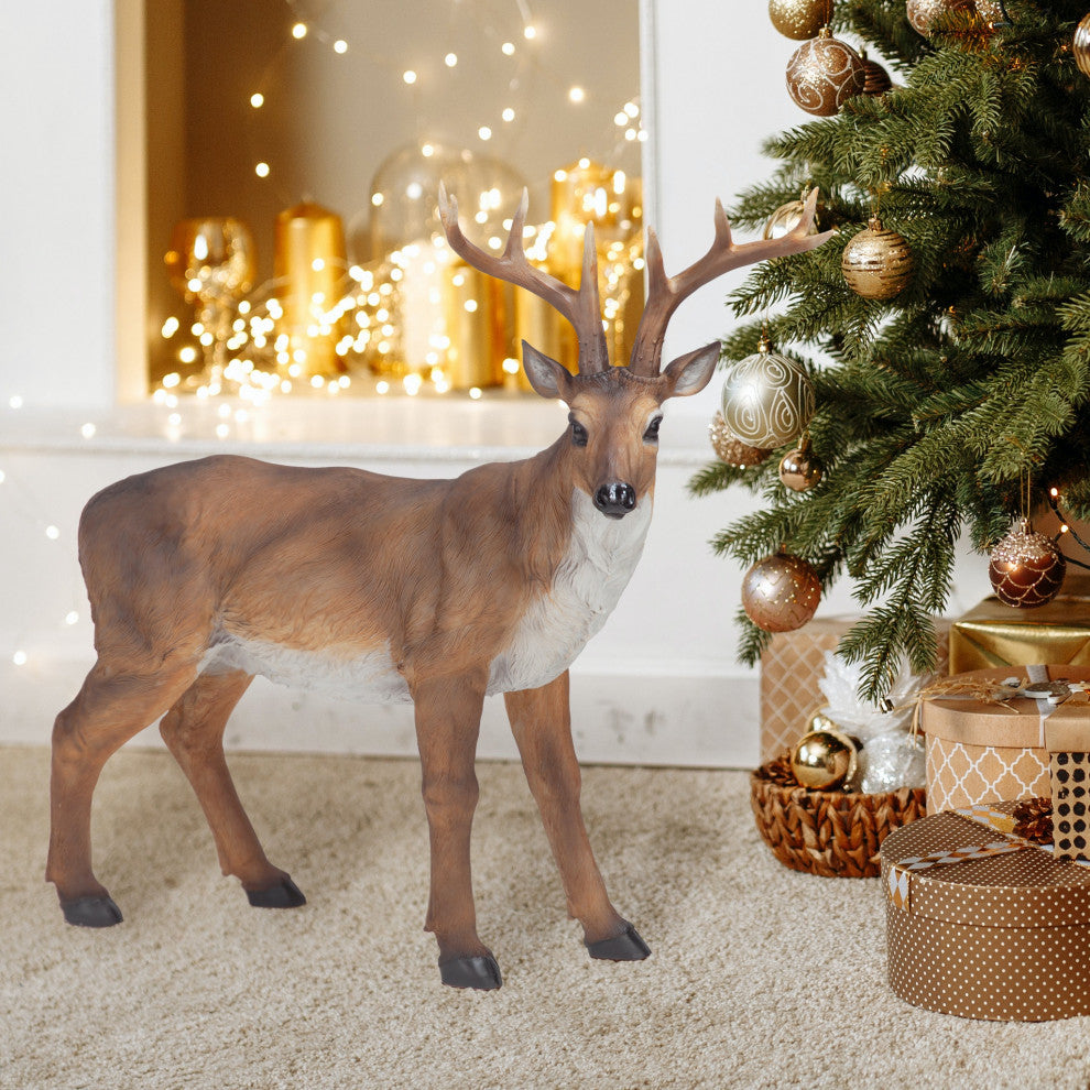 Standing Big Buck Statue