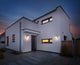 Yangtze LED Outdoor Wall Sconce, Charcoal