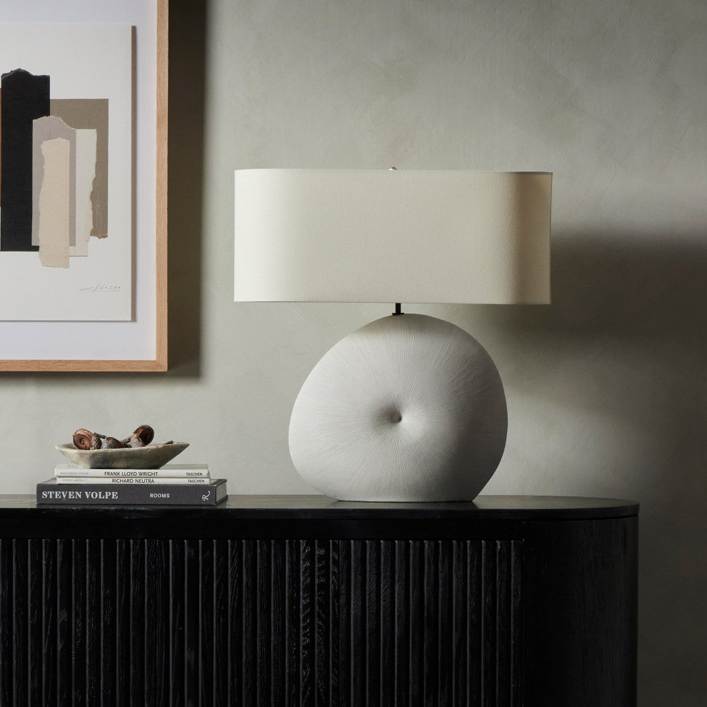 Busaba Table Lamp-Matte White
