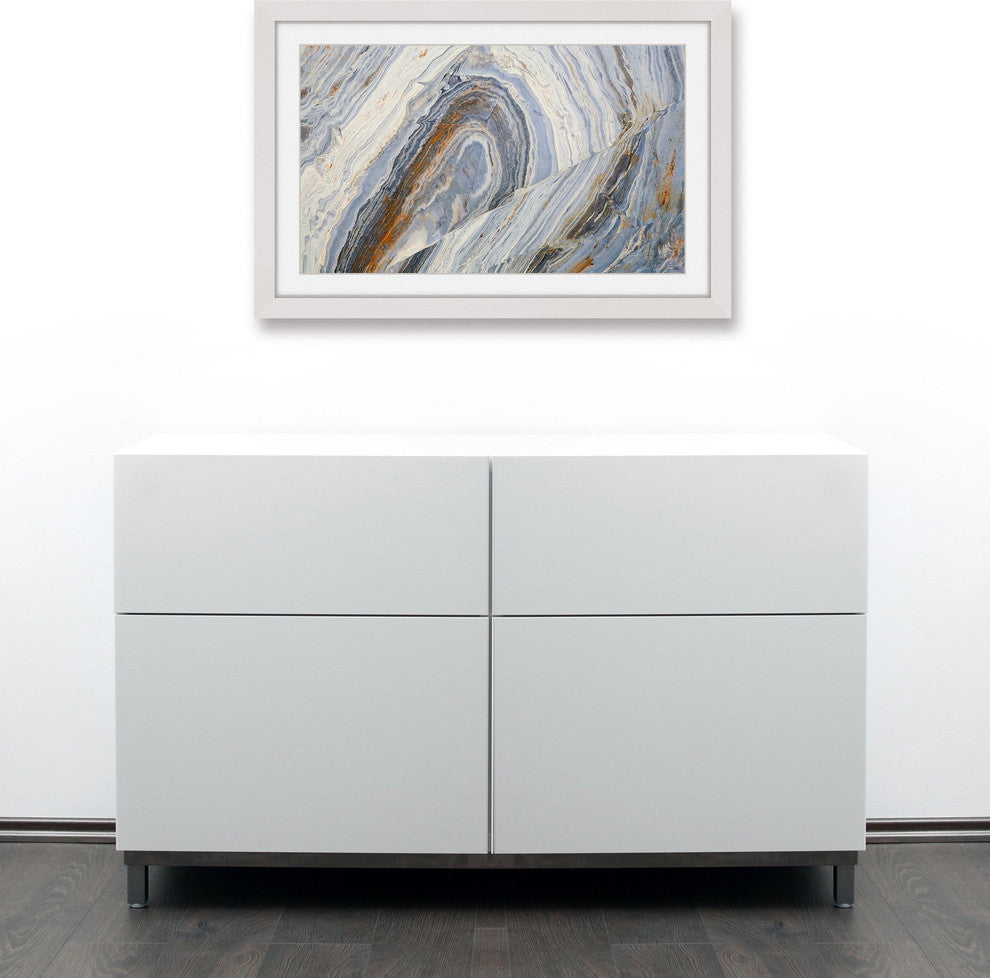 "Lake Swirls" Framed Art Print
