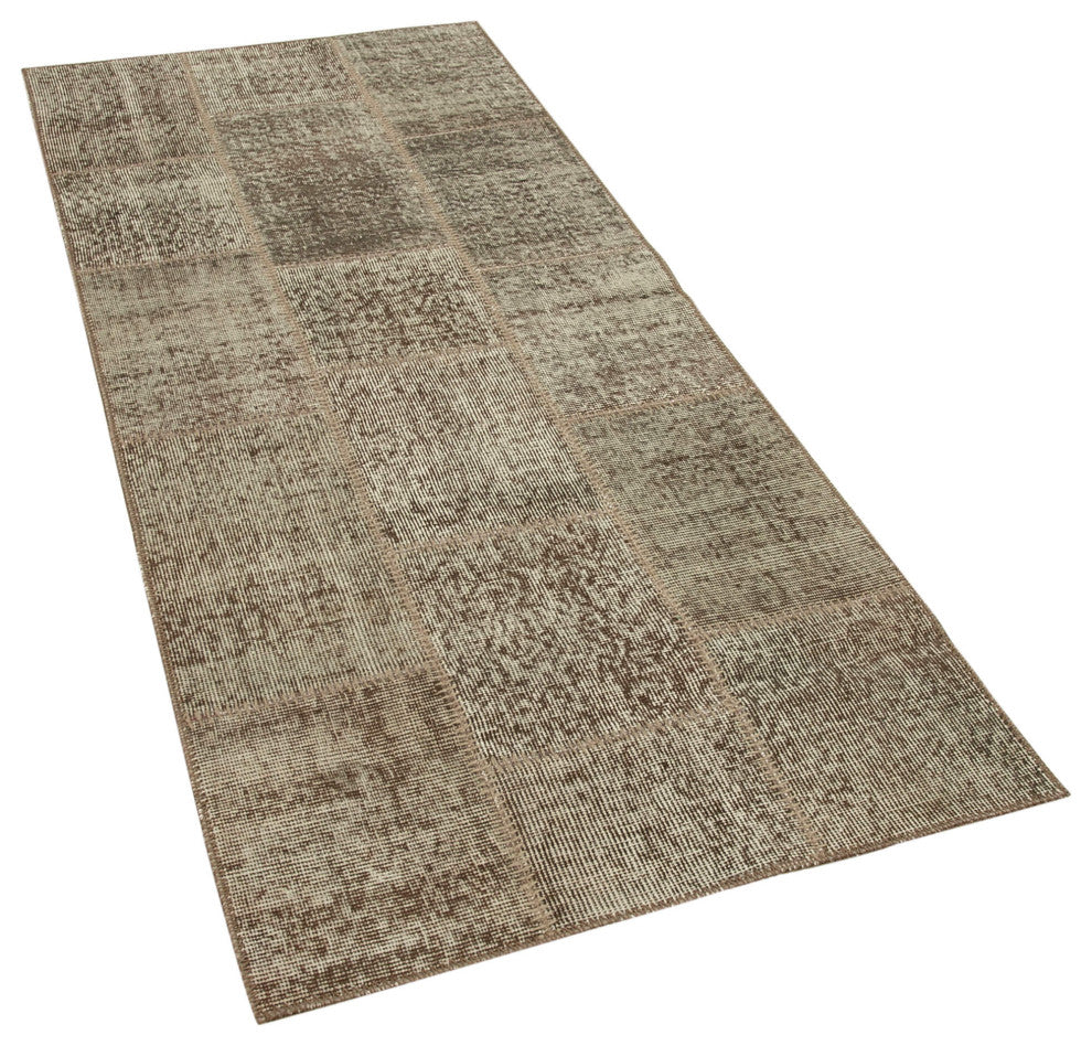 Rug N Carpet - Handmade Oriental 2' 10" x 6' 9" Decorative Patchwork Runner Rug