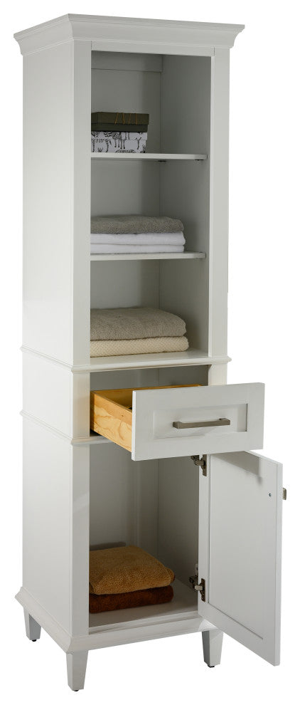 WLF2221 Linen Cabinet, White