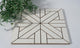 Parque 12"X12" Porcelain Snow White Wall & Floor Mosaic Tile