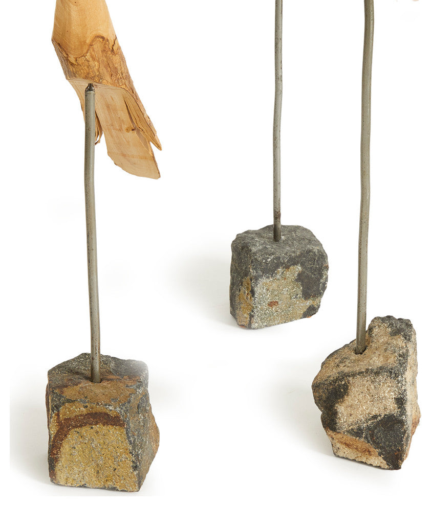 The Flock, Set of 3 Natural