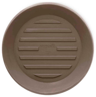 Universal Round Plant Saucer, Drip Tray -Inner Diameter 13" x Outer 17", Mocha