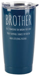 Brother Navy Tumbler, 20 Oz