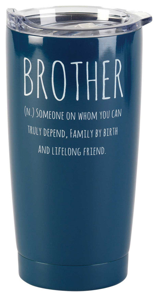 Brother Navy Tumbler, 20 Oz