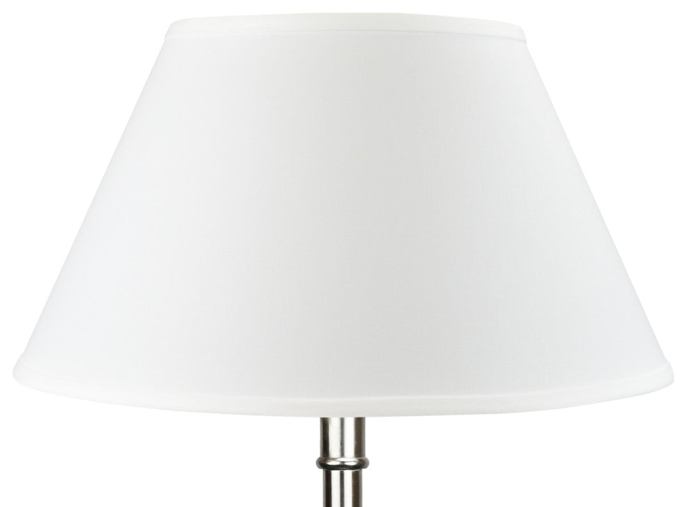 Fenchel Shades 10"x19"x11" Spider Attachment Empire Lamp Shade, Linen White