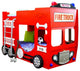 RED FIRE TRUCK Bunk Bed