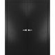 Modern Solid Double Doors 60 x 96 | Planum 0010 Black Matte | French