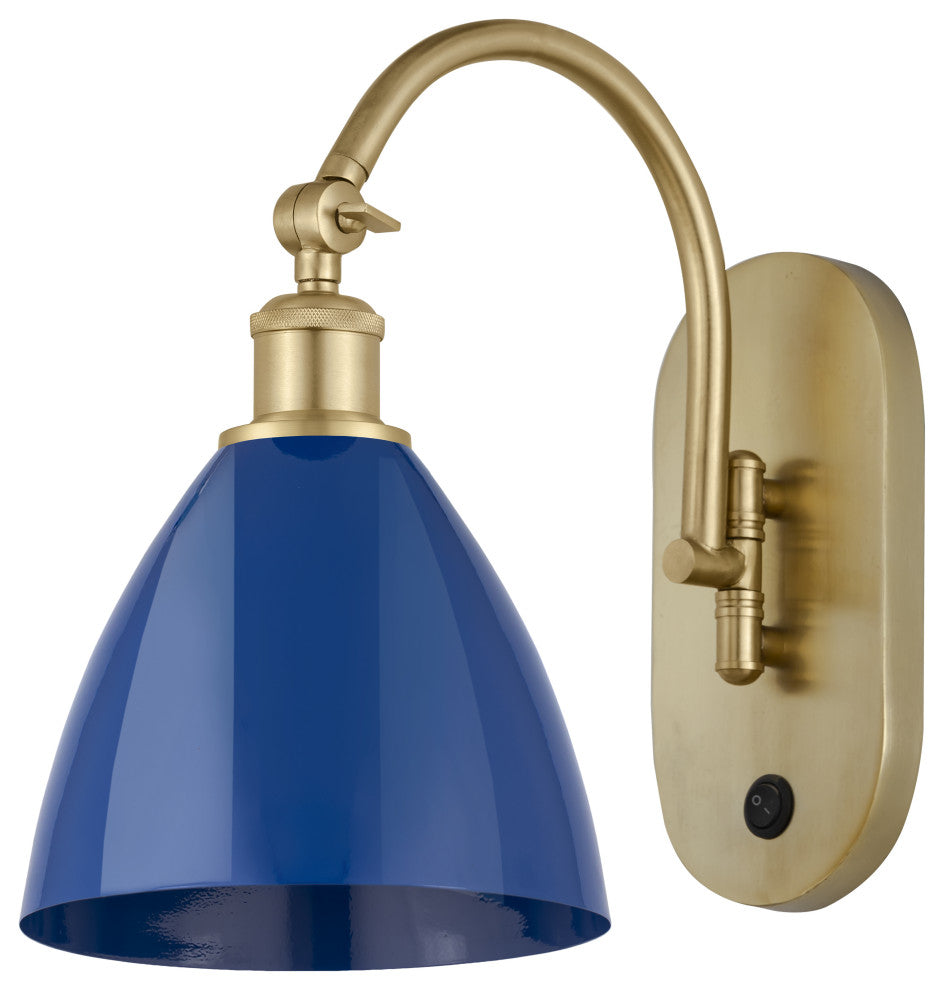 Innovations 518-1W-SG-MBD-75-BL 1 Light 7.5" Sconce, Satin Gold