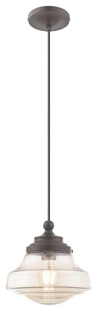 Livex Lighting English Bronze 1-Light Mini Pendant