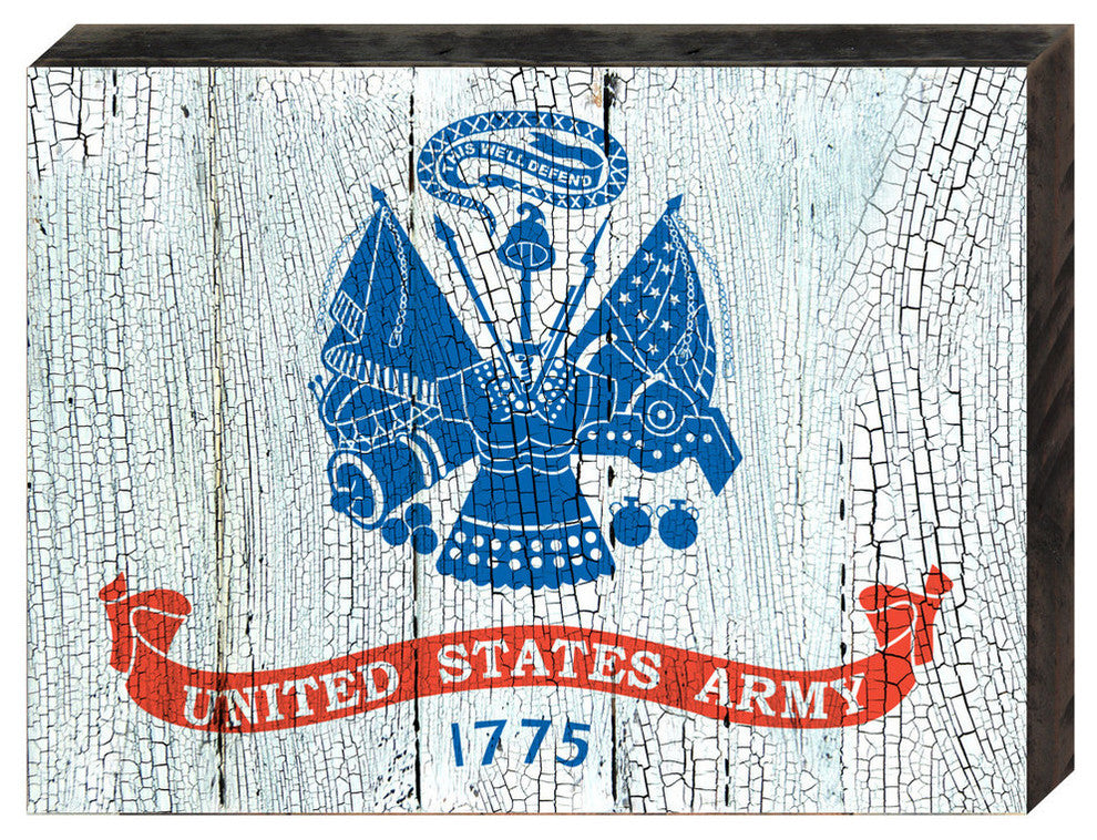 Usa Army Wooden Block