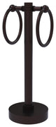 Vanity Top 2 Towel Ring with Dotted Accents, Antique Bronze
