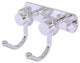 Mercury 2 Position Multi Hook with Twisted Accent, Polished Chrome