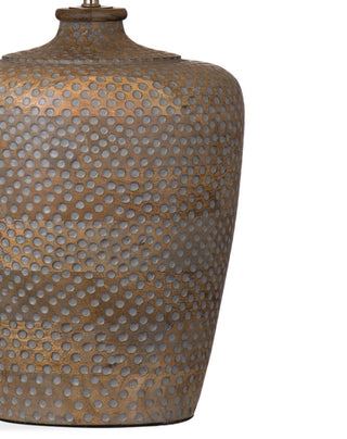 Rison Table Lamp - Aged Brown