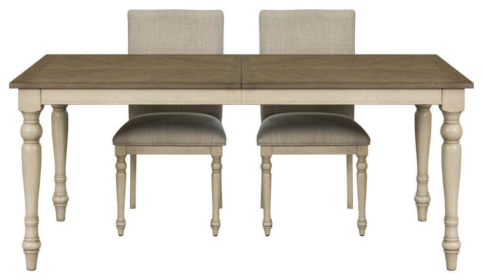Martha Stewart Fiona Farmhouse Oak Veneer, Dining Set