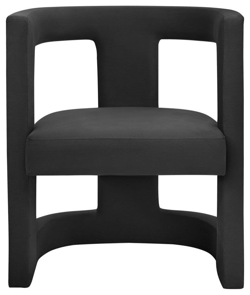 Ada Black Velvet Chair