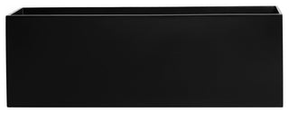 Belmont Rectangle Planter Box, Black, 36"x16"x16"