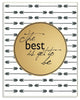 The Best is Yet to Be Modern Inspirational Art Wall Plaque